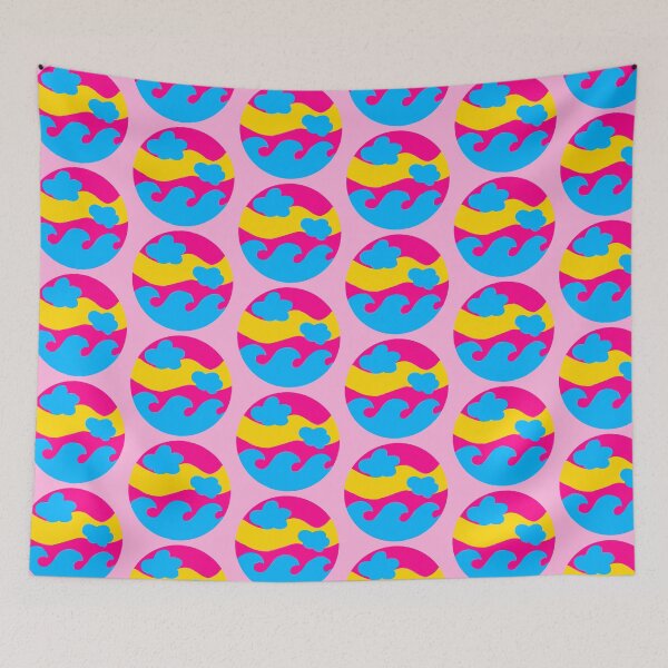 Item preview, Subtle pansexual pride landscape designed and sold by SimplyHilarious.