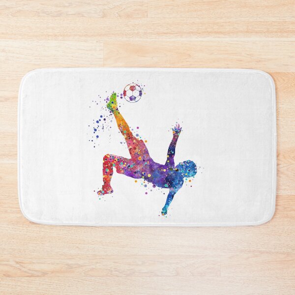 Item preview, Soccer Boy Player Colorful Watercolor Sport Gift designed and sold by LotusGifts.