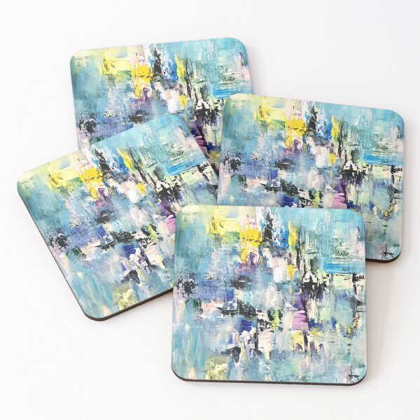 Item preview, Blue Chaos Abstract Painting designed and sold by Duncan Bullock.