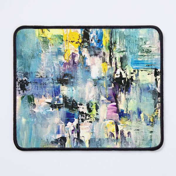 Item preview, Blue Chaos Abstract Painting designed and sold by Duncan Bullock.