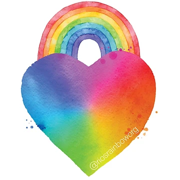 Artwork thumbnail, Watercolor Rio's Rainbow Logo by RiosRainbowOrg