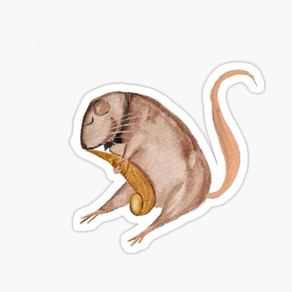 Jazz rat Sticker