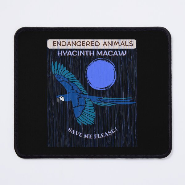 Item preview, Endangered Animals Hyacinth Macaw designed and sold by yassooarts.
