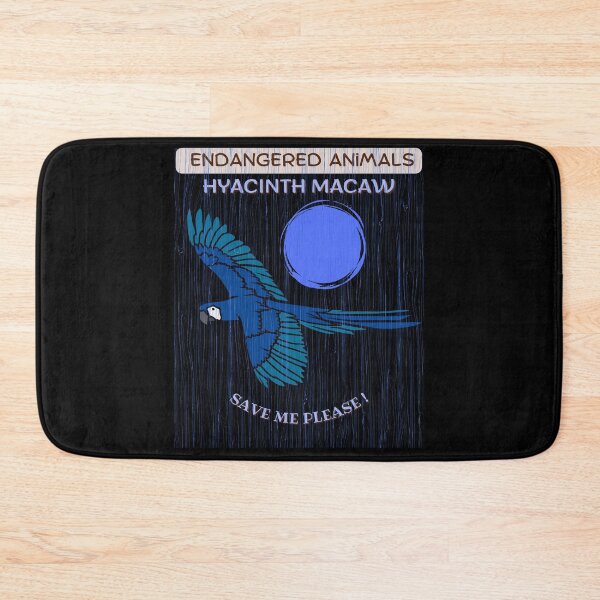 Item preview,  Endangered Animals Hyacinth Macaw designed and sold by yassooarts.