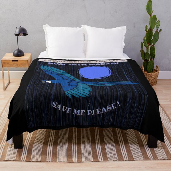 Item preview,  Endangered Animals Hyacinth Macaw designed and sold by yassooarts.