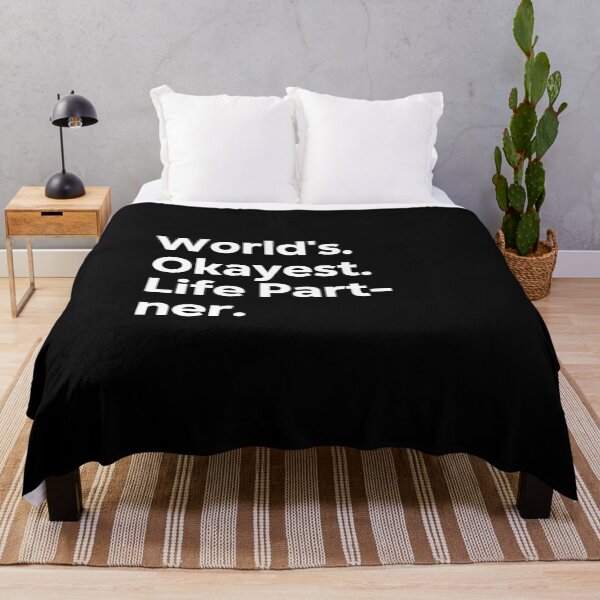 Item preview, World's Okayest Life Partner designed and sold by kindxinn.