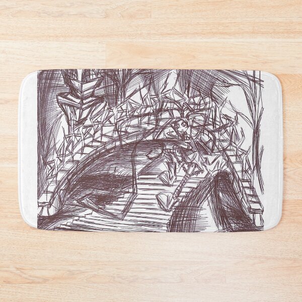 Item preview, Spooky Town Doodle designed and sold by Korroby.