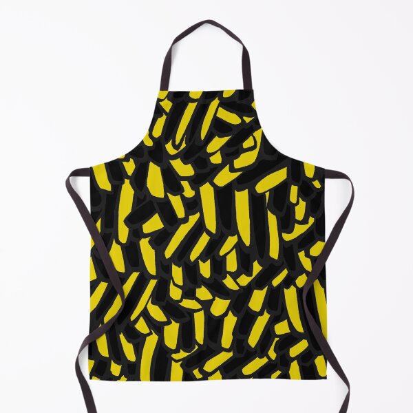 Item preview, Black and Yellow Abstract Collage designed and sold by Korroby.