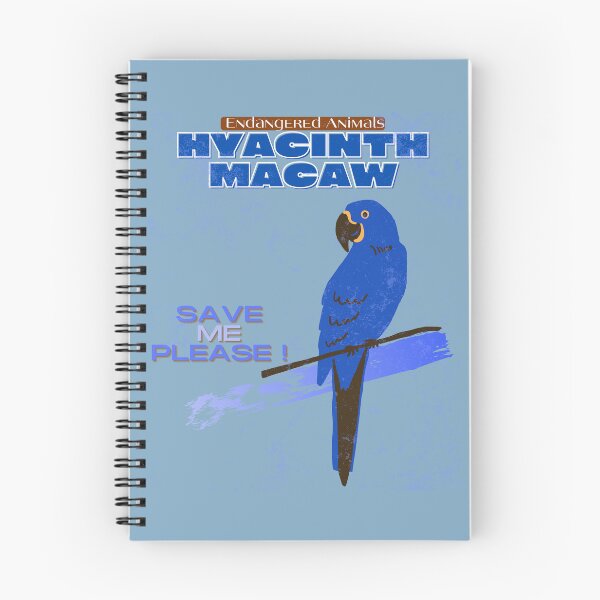Item preview,  Endangered Animals Hyacinth Macaw designed and sold by yassooarts.