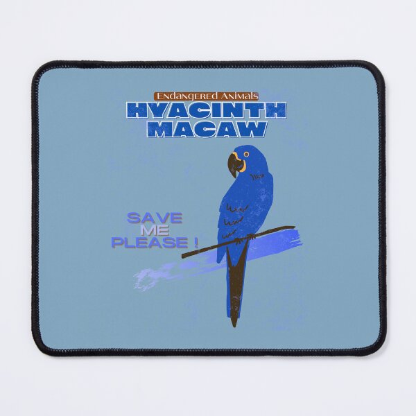Item preview, Endangered Animals Hyacinth Macaw designed and sold by yassooarts.