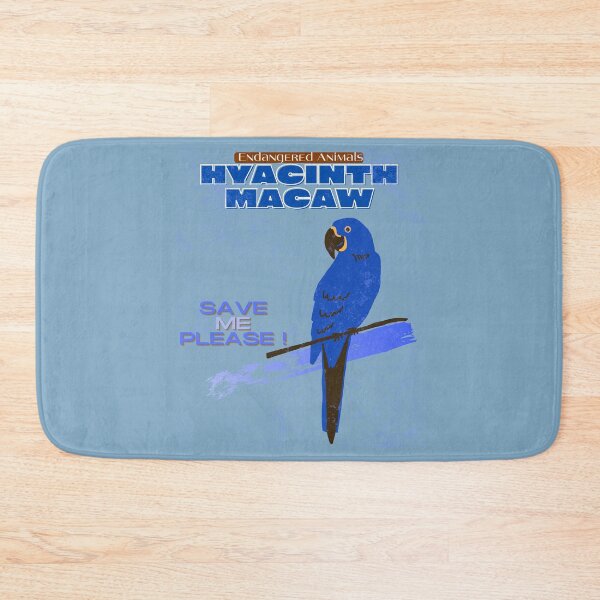 Item preview,  Endangered Animals Hyacinth Macaw designed and sold by yassooarts.