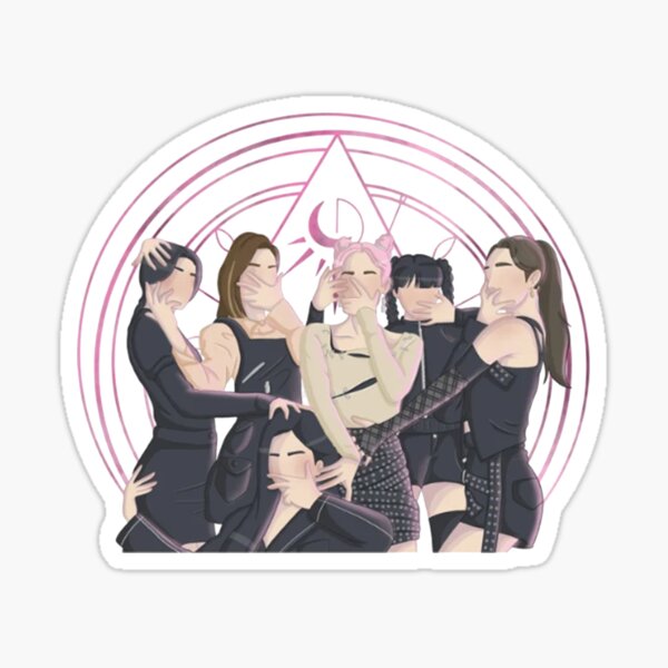 " Dreamcatcher Kpop Art Design" Sticker by BeachHouseArt | Redbubble