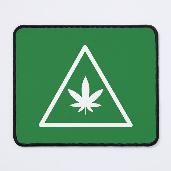 Item preview, Contains THC Weed Leaf Caution Symbol Label White - For Stoners/Smokers 420/Weed/Marijuana/Cannabis/Pot Lovers designed and sold by SteamParliament.