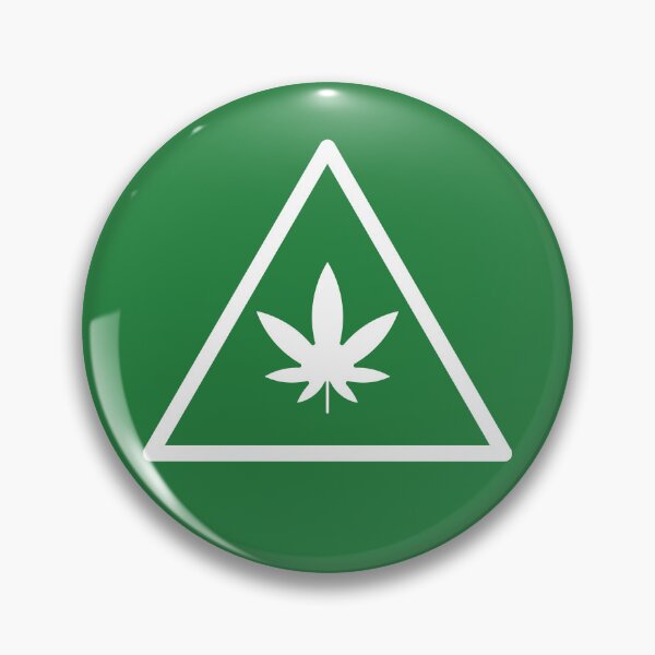 Item preview, Contains THC Weed Leaf Caution Symbol Label White - For Stoners/Smokers 420/Weed/Marijuana/Cannabis/Pot Lovers designed and sold by SteamParliament.