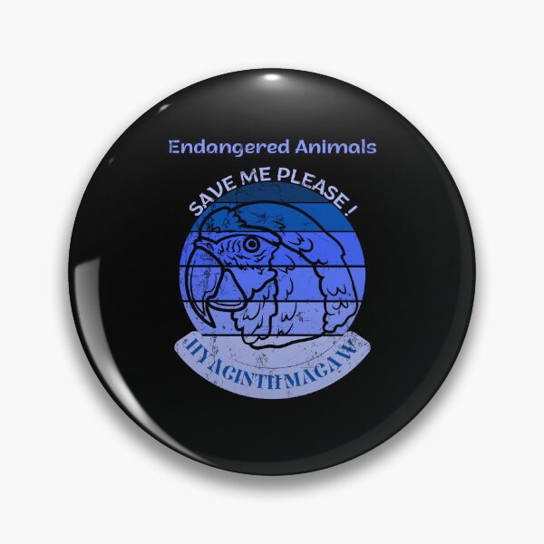 Item preview,  Endangered Animals Hyacinth Macaw designed and sold by yassooarts.