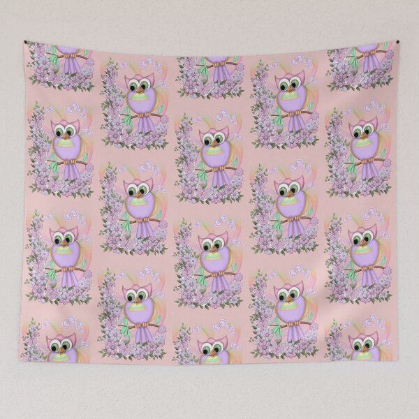 Item preview, The Owl and The Butterflies designed and sold by LoneAngel.