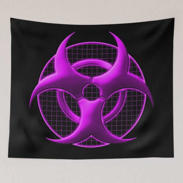 Item preview, Purple Biohazard Symbol designed and sold by Gilberticus.