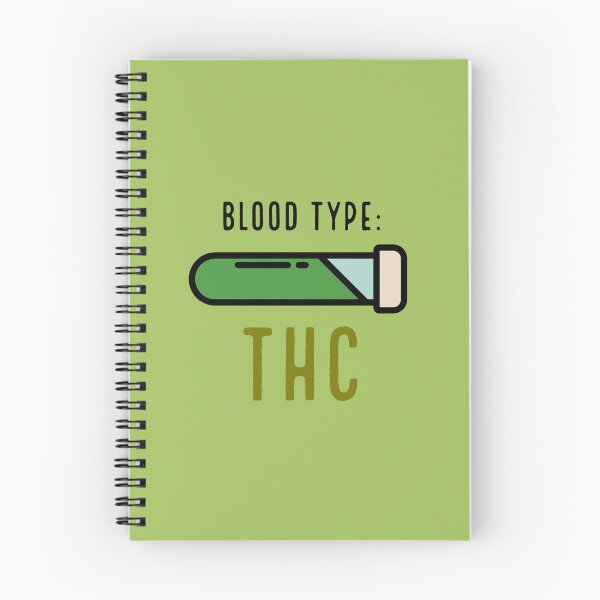 Item preview, Blood Type: THC Funny Design - For Stoners/Smokers 420/Weed/Marijuana/Cannabis/Pot Lovers designed and sold by SteamParliament.