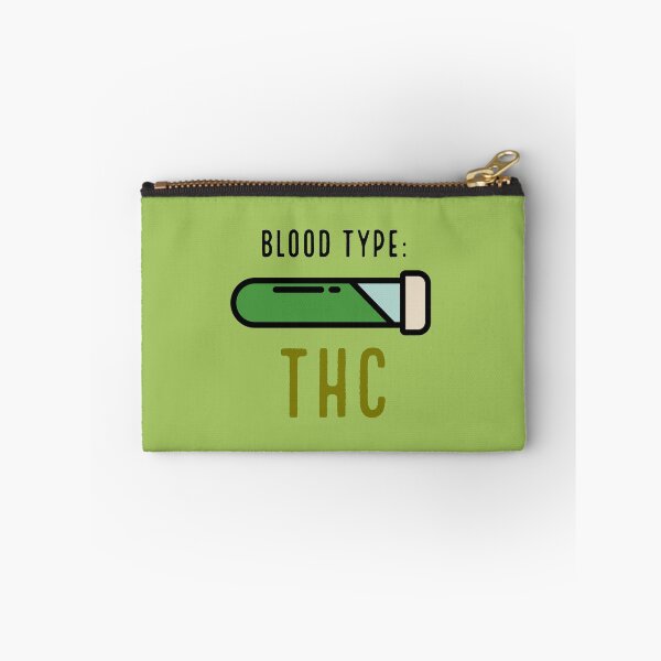 Item preview, Blood Type: THC Funny Design - For Stoners/Smokers 420/Weed/Marijuana/Cannabis/Pot Lovers designed and sold by SteamParliament.