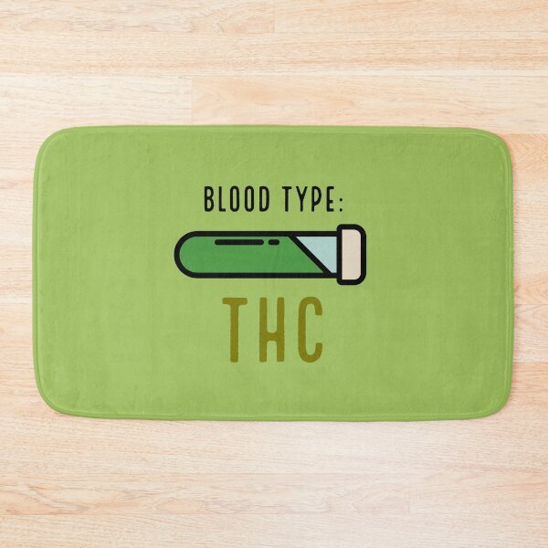 Item preview, Blood Type: THC Funny Design - For Stoners/Smokers 420/Weed/Marijuana/Cannabis/Pot Lovers designed and sold by SteamParliament.