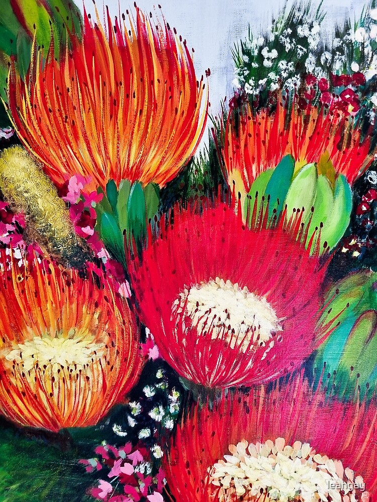 "Australian Floral Artwork" Poster for Sale by leahgay Redbubble