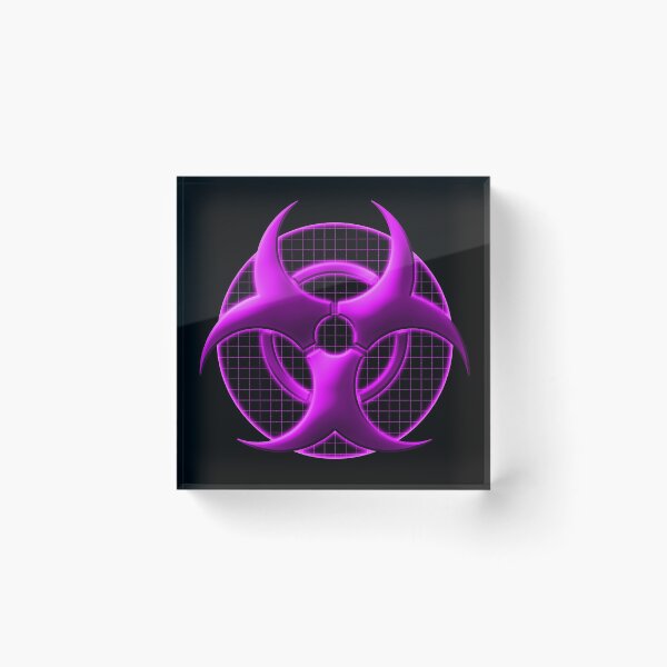 Item preview, Purple Biohazard Symbol designed and sold by Gilberticus.