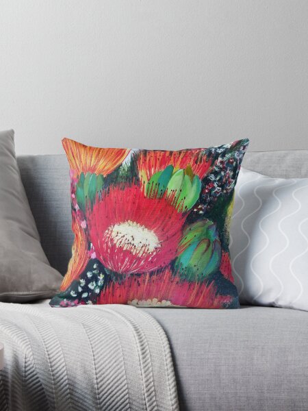 Item preview, Red Australian Floral  designed and sold by leahgay.