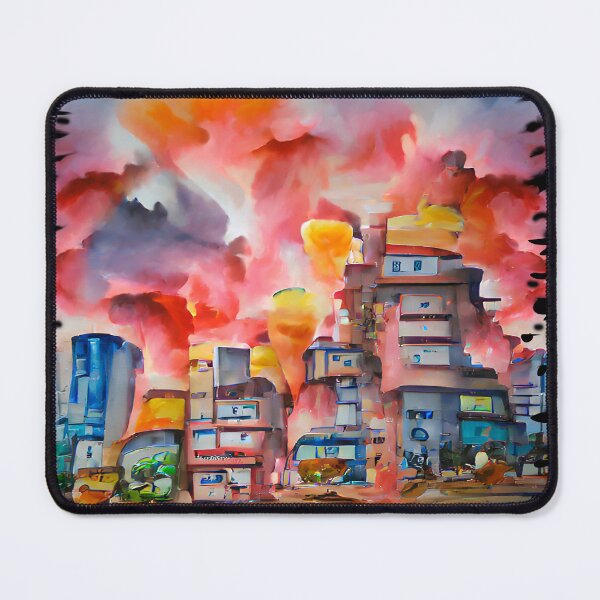 Item preview, burning city designed and sold by Elnica.