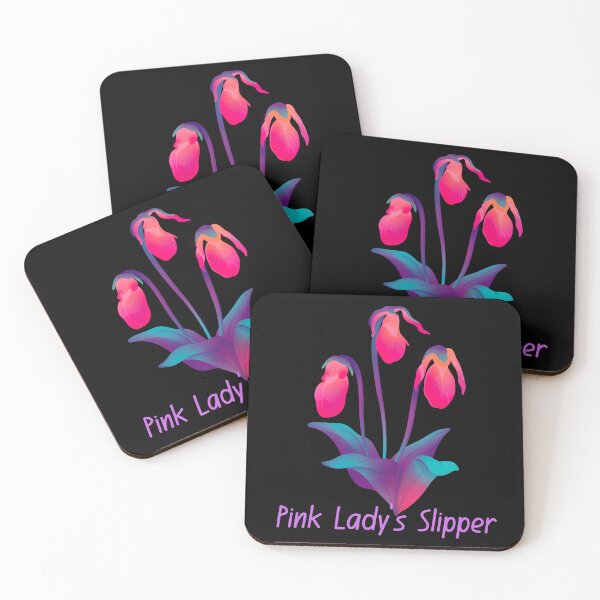 Item preview, Pink Lady's Slipper Wildflower Colorful Design designed and sold by EarthArtDesigns.
