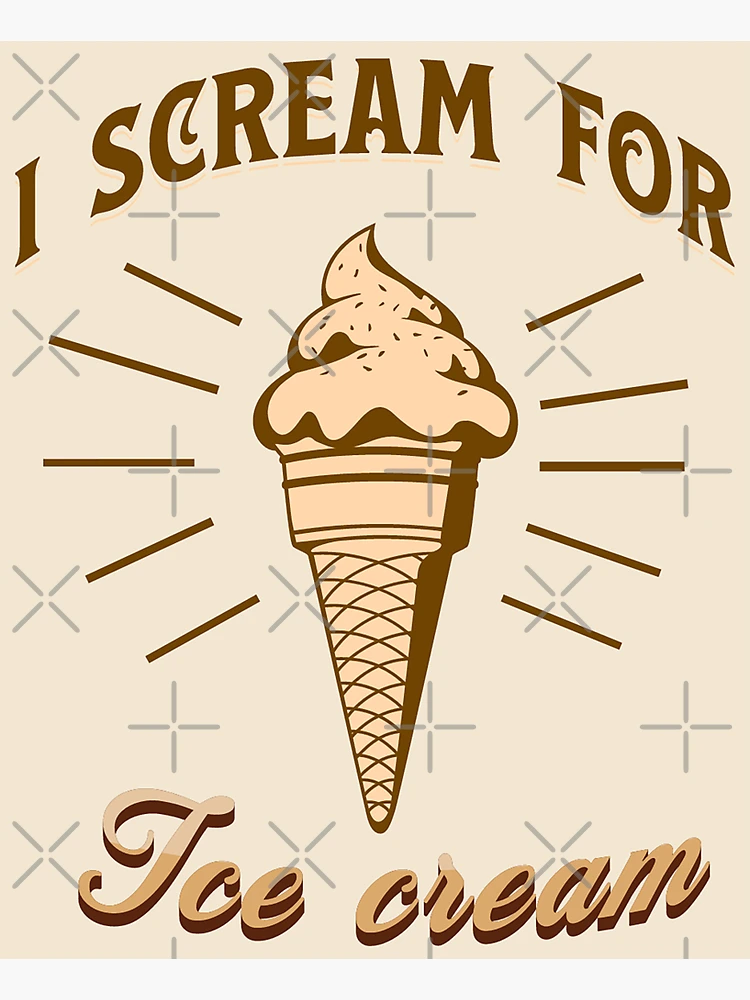 I Scream You Scream , We All Scream For Ice Cream Tote Bag for Sale by  Lallinda