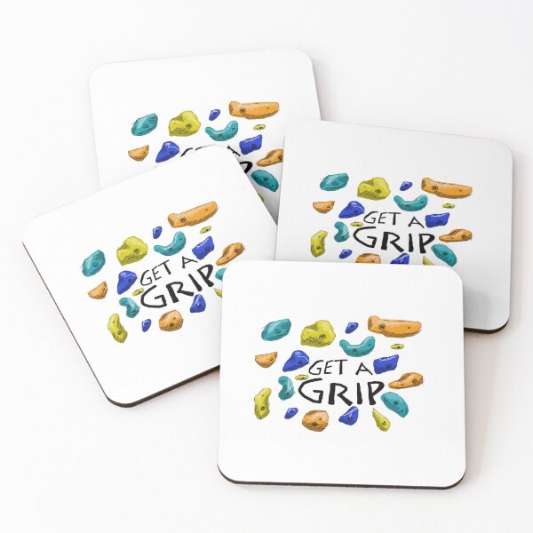 Item preview, Get a Grip - Rock Climbing Pun  designed and sold by maryhop.