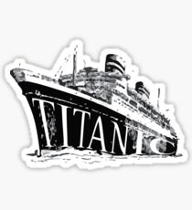 Titanic Historical Graphic T-shirt Sticker