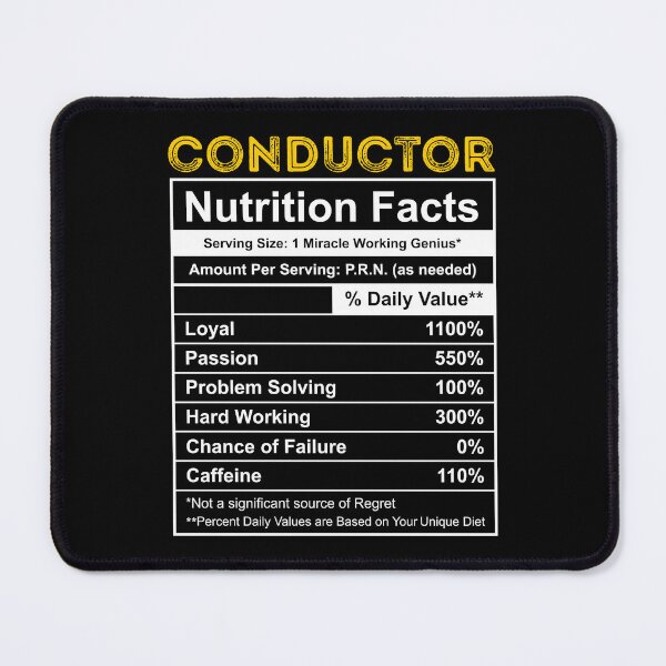 Item preview, Conductor Nutrition Facts Cool Conductor Gift For Conductors designed and sold by ollalla.