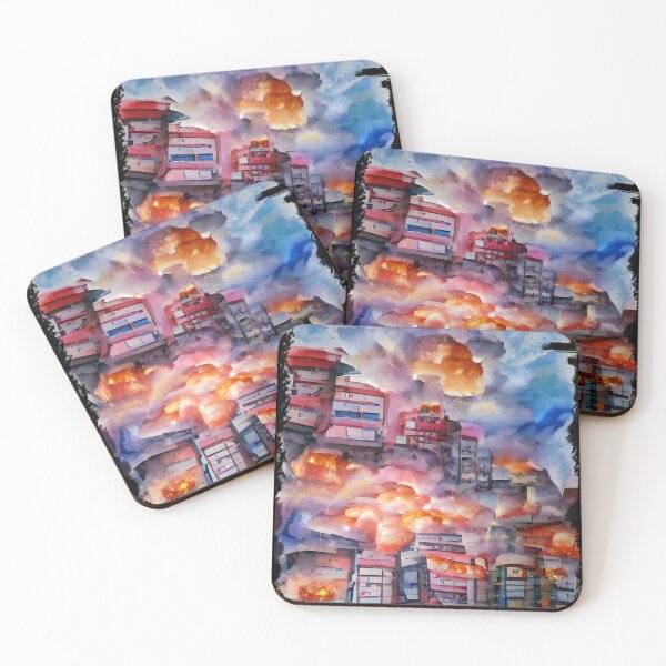 Item preview, fire in the city designed and sold by Elnica.