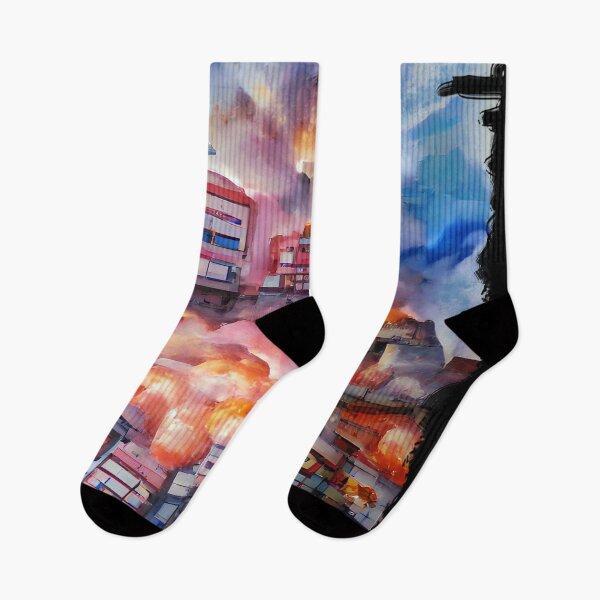 Item preview, fire in the city designed and sold by Elnica.