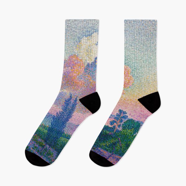 Item preview, The Pink Cloud  painting  Henri-Edmond Cross  cloud pink with pink designed and sold by TeeARTHY.