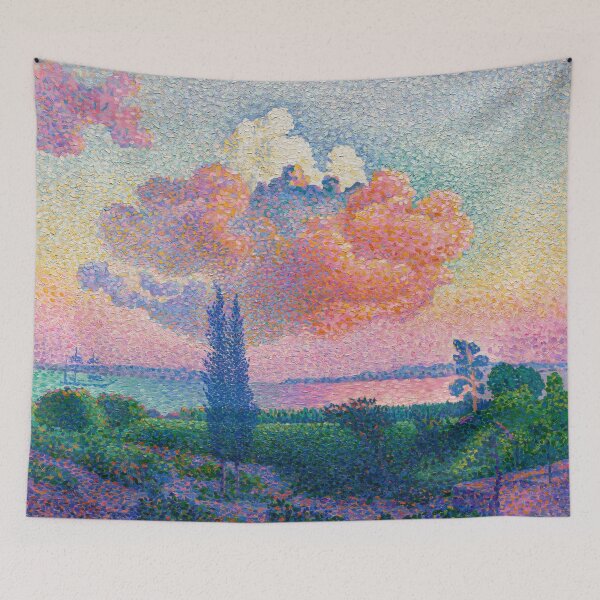 Item preview, The Pink Cloud  painting  Henri-Edmond Cross  cloud pink with pink designed and sold by TeeARTHY.