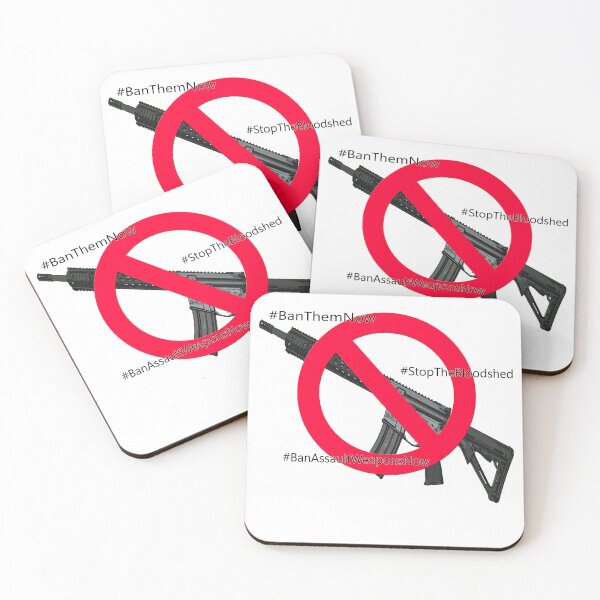 Item preview, Ban Assault Rifles Now designed and sold by TShirtsByJen.