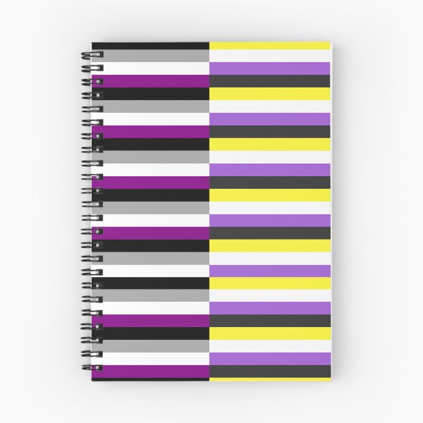 Aperçu de l'œuvre Fierté asexuée et non binaire créée et vendue par Beefleaf.
