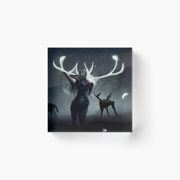 Item preview, Spirit of the Wendigo Queen designed and sold by CreepsnCryptids.