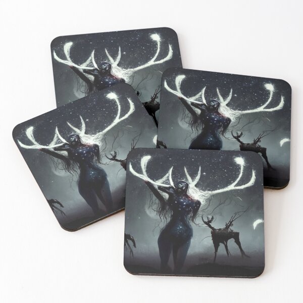 Item preview, Spirit of the Wendigo Queen designed and sold by CreepsnCryptids.