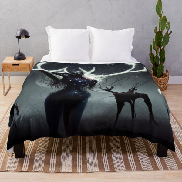 Item preview, Spirit of the Wendigo Queen designed and sold by CreepsnCryptids.