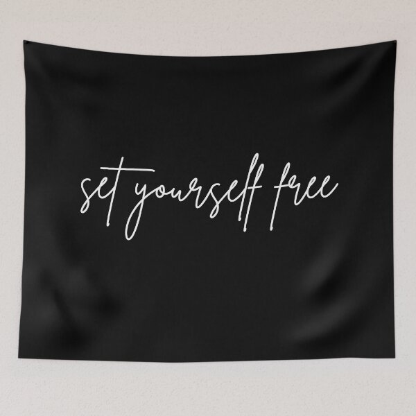 Item preview, Set Yourself Free. A Self Love, Self Confidence Quote. designed and sold by That Cheeky Tee.