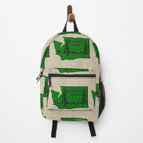 Item preview, Washington The Evergreen State.  Evergreen trees. Outline shape. designed and sold by Kona Linda.