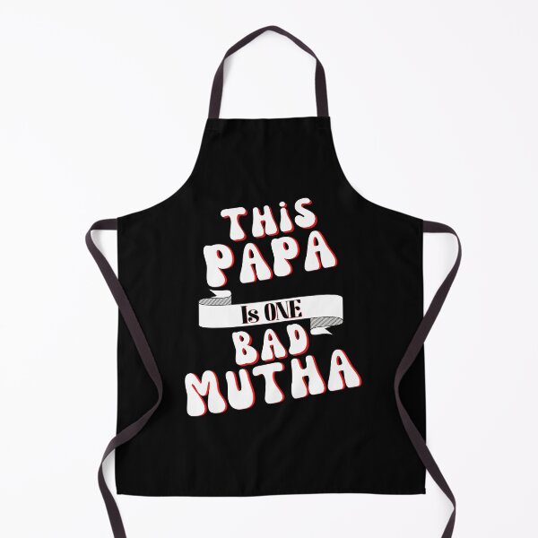 Item preview, Retro This Papa is One Bad Mutha White and Red Letter Father's Day Birthday Gift designed and sold by podguy.