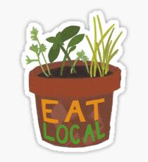 Eat Local - Herbs Sticker