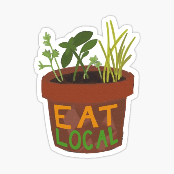 Eat Local - Herbs Sticker