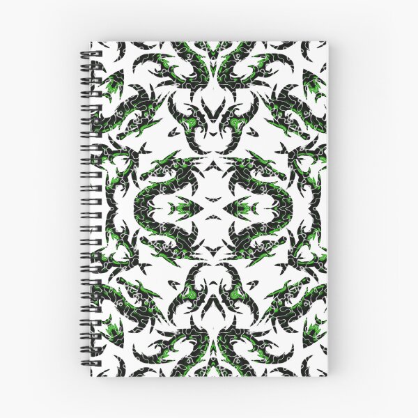 Item preview, Green And Black Metallic Mythical Dragon Chinoiserie  designed and sold by DesignLust.