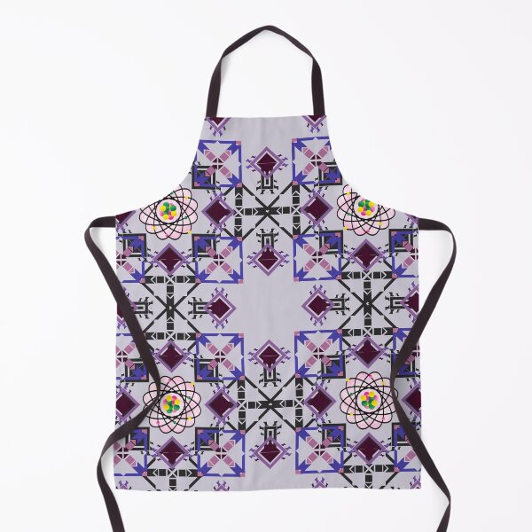Item preview, The Atomic Structure Design in Violet Fashion Seamless Pattern designed and sold by MyMemoriesArts.