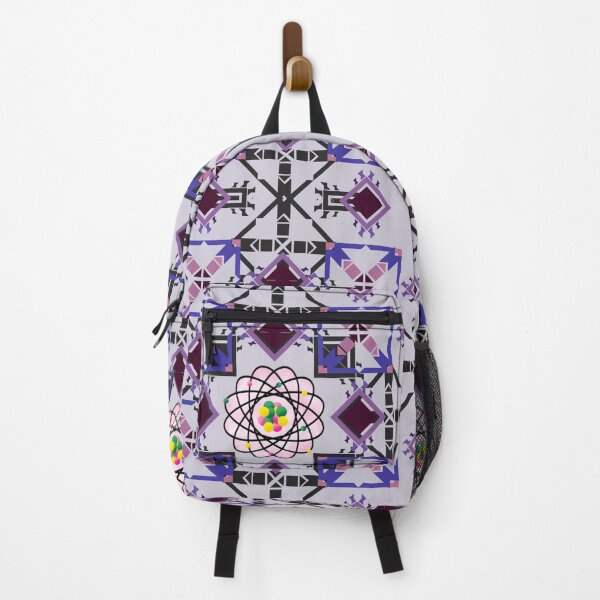 Item preview, The Atomic Structure Design in Violet Fashion Seamless Pattern designed and sold by MyMemoriesArts.
